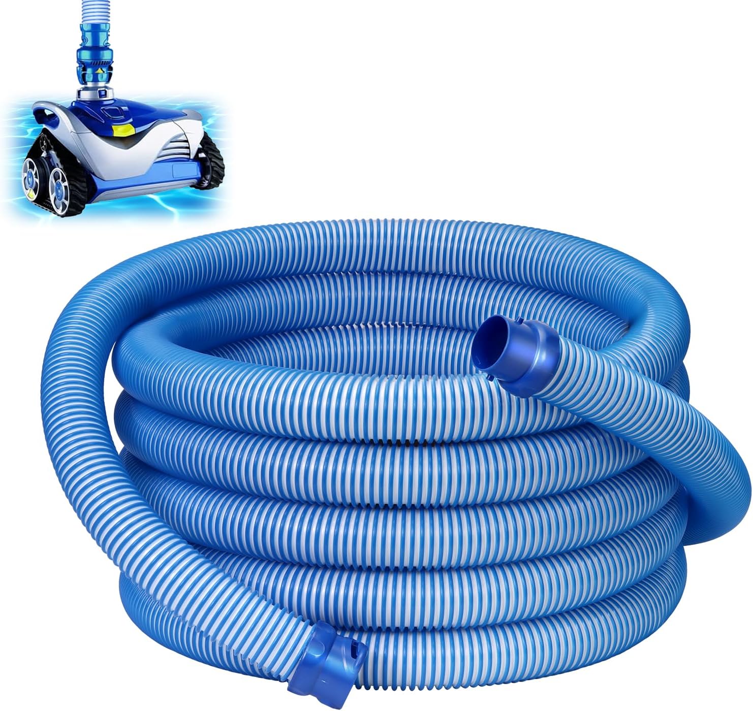 R0527700 Zodiac MX6/MX8 Pool Cleaner Twist Lock Vacuum Hose Replacement Kit (25 Feet/Pack)