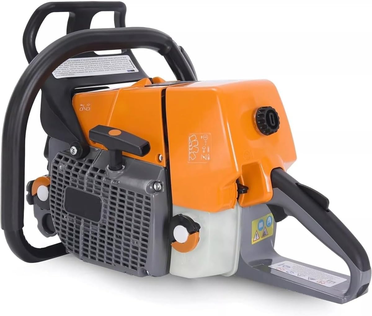 76.5cc Replacement for HolzfReplacement for ma Blue Thunder G466 Gasoline Chain Saw Power Head Without Guide Bar and Chain All parts are compatible with MS460 046 Chainsaw Replace OEM CS46066