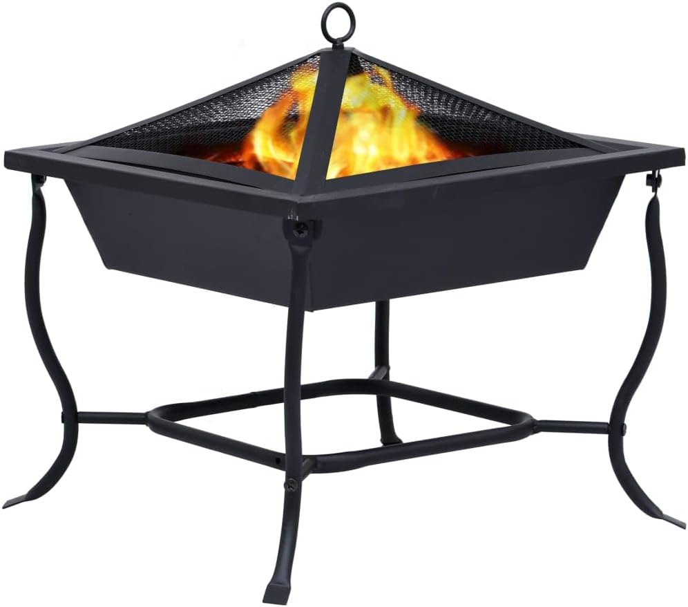 YAFF Fire Pit Black 17.7