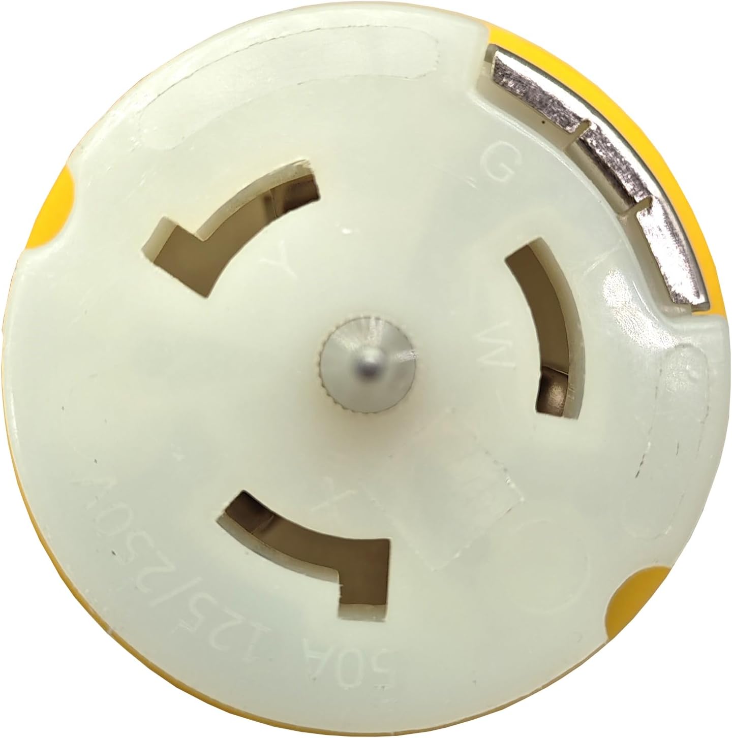 Parkworld Generator Adapter NEMA L5-30P 30A Male to Transfer Switch SS2-50R/CS6364 50A Shore Power Female with Locking Ring (10FT)