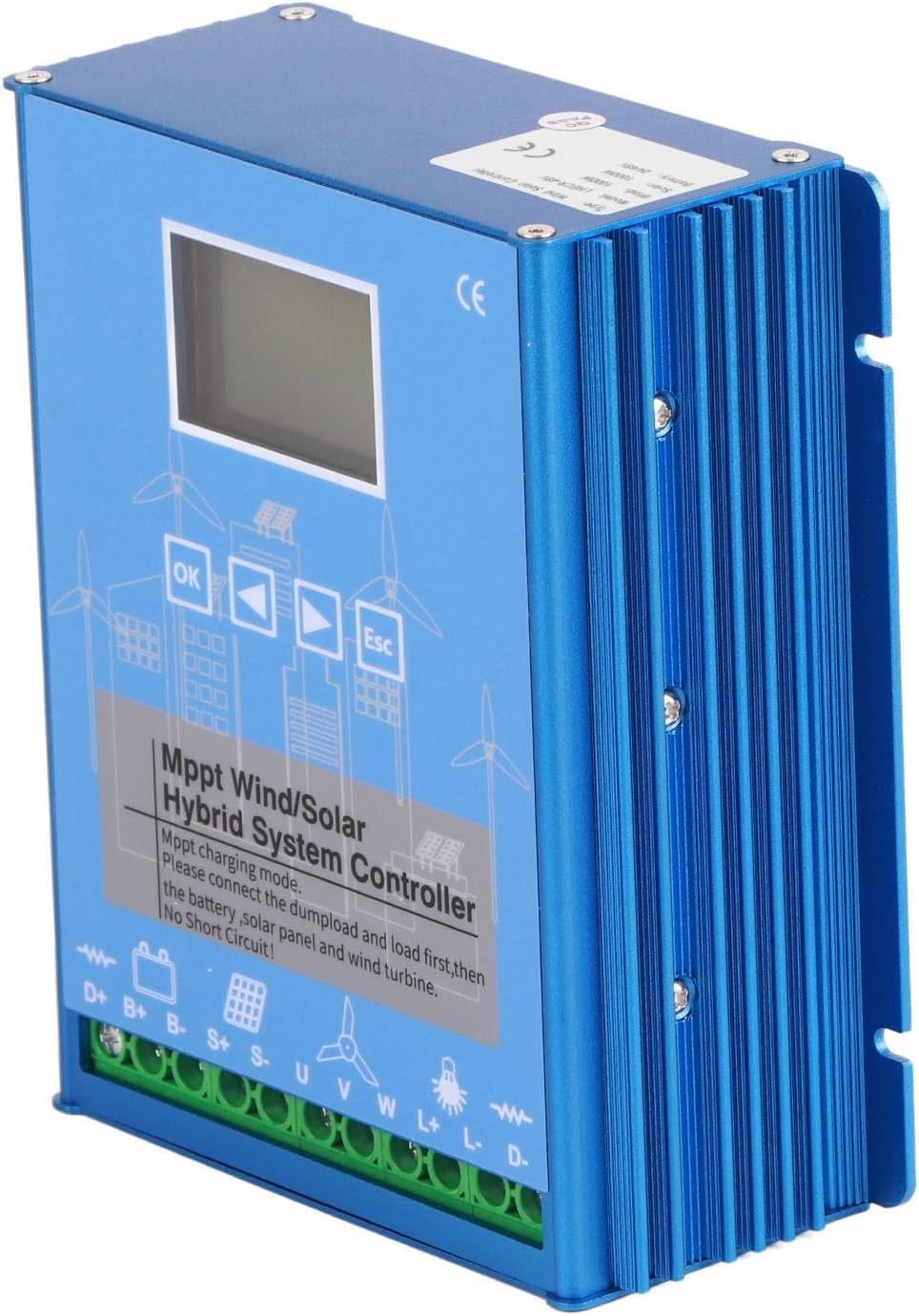 1000W 24V/48V Wind Solar Controller MPPT Controller with Wind Generator Auto Regulator