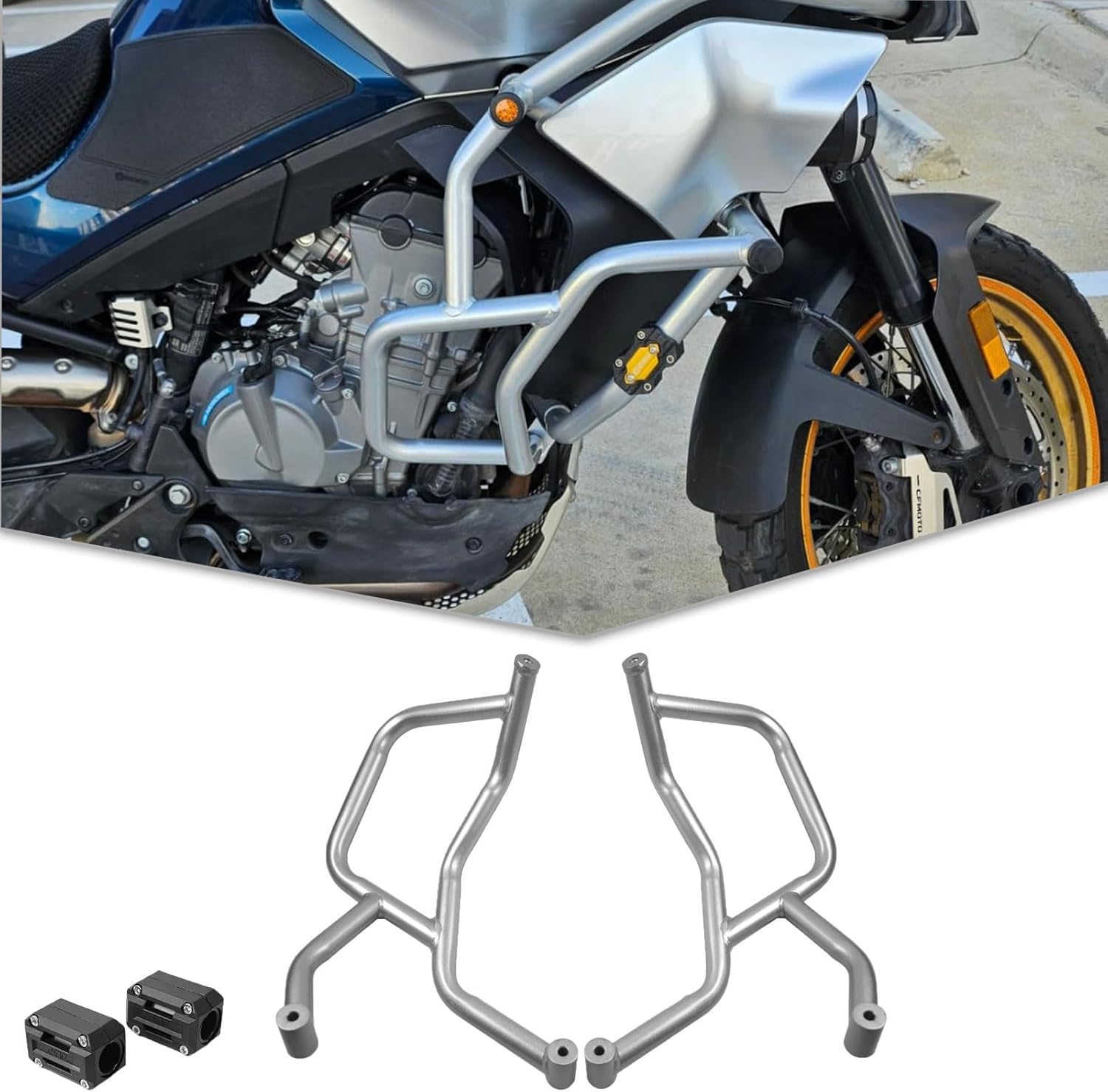 Motorbike Frame Protection Bumper Motorcycle Engine Guard Highway Crash Bar 800 MT Accessories fit for CFMOTO 800MT CR Moto Ibex 800 Accessories 2021-2025