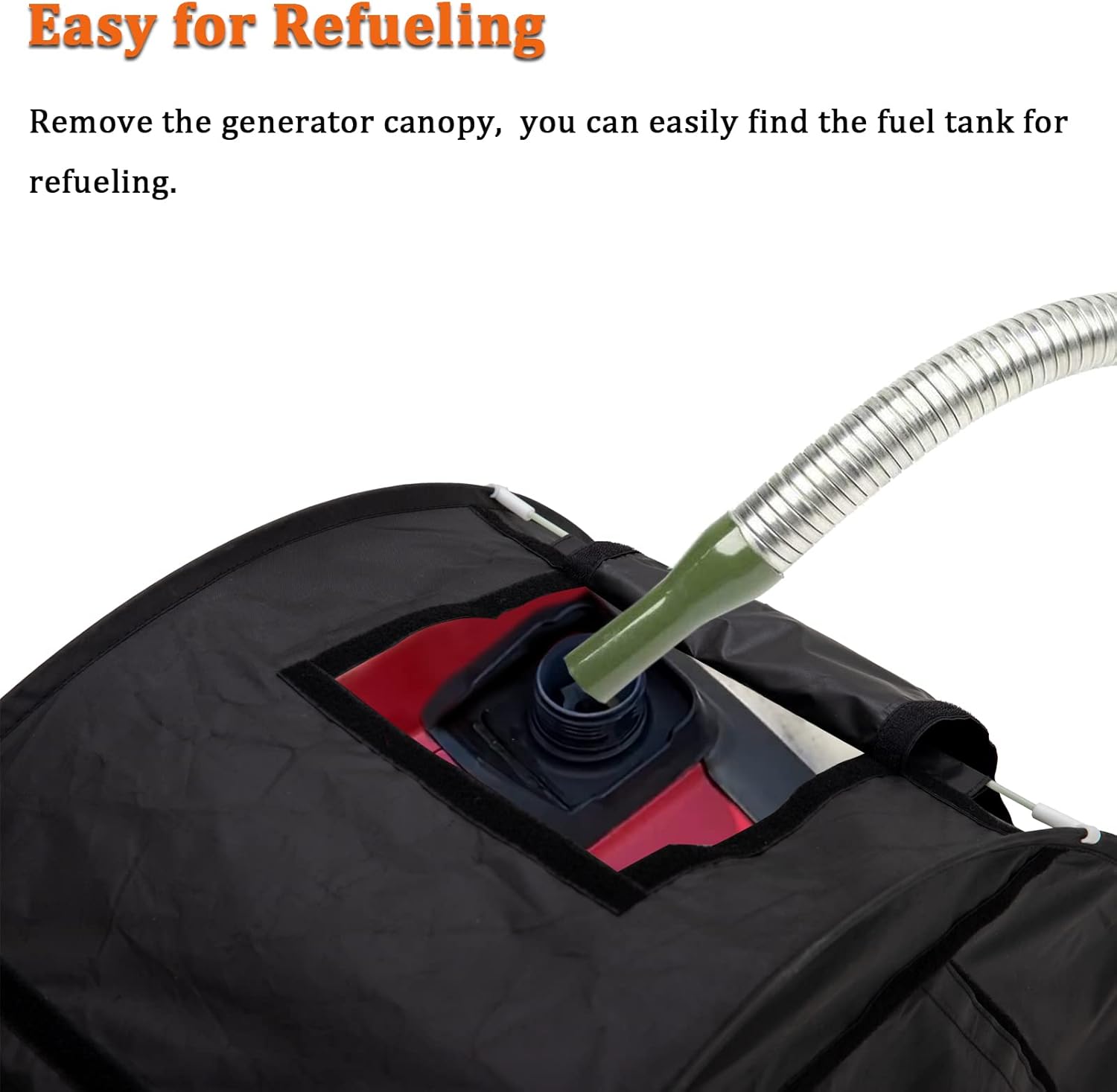 Generator Cover While Running, Portable Waterproof Generator Storage Cover，All-Weather Protection Generator Tent Cover for Most Universal 1000-5500 Watt Inverter Generator (36*20*23in, Black)