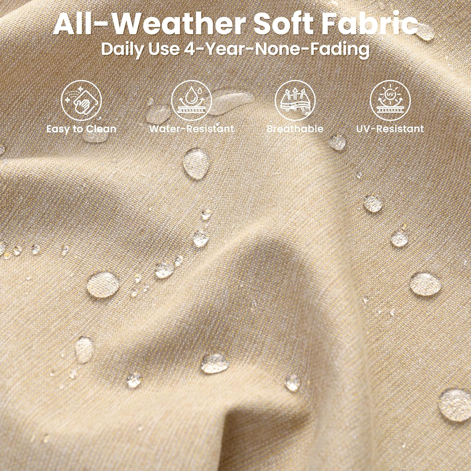 ovios 8 Pieces Patio Furniture Set with 54