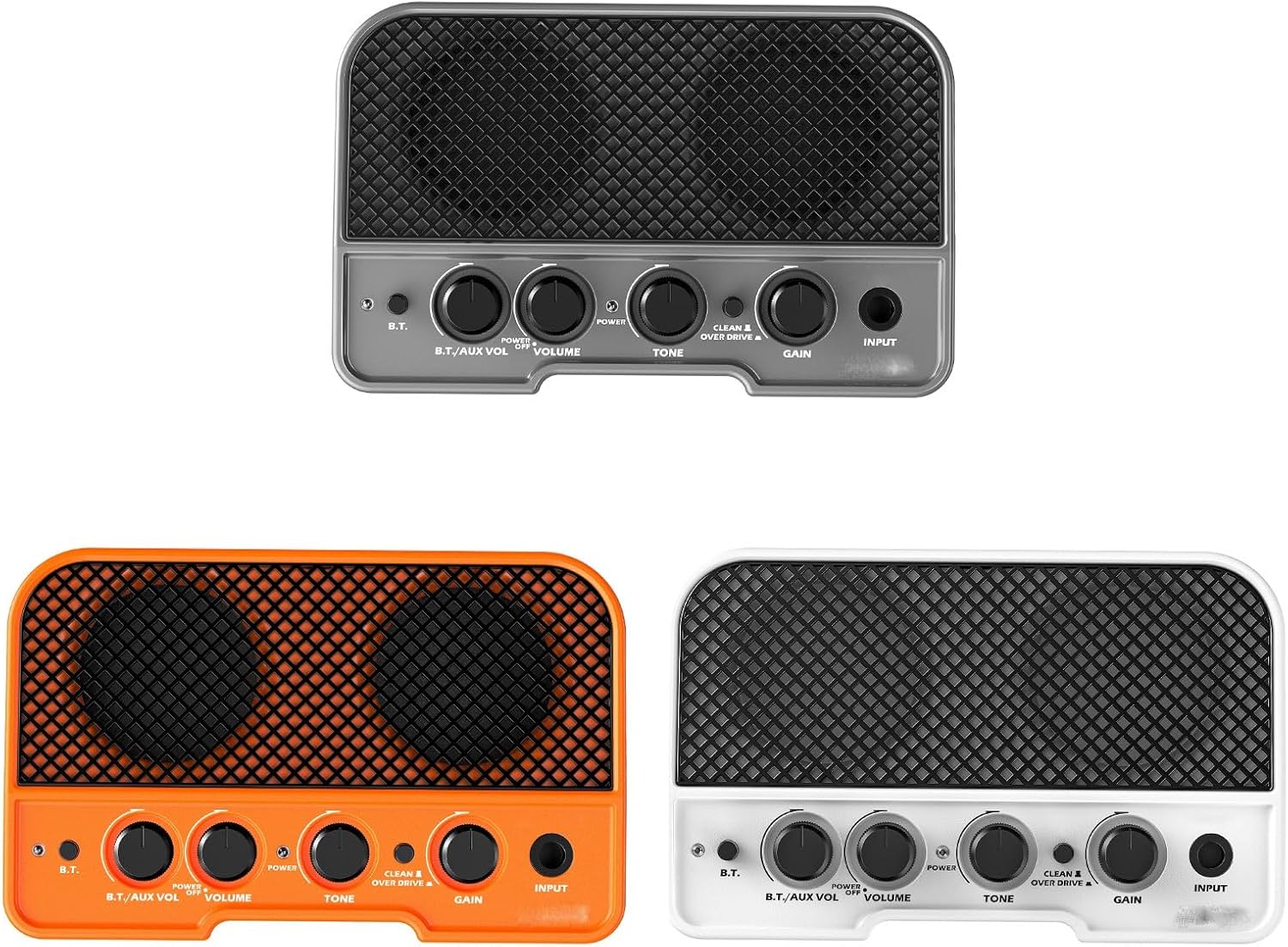 Mini Portable Acoustic Amplifier Speaker 5Watt Acoustic Guitar Amplifierr Normal/Bright Channels(Black)