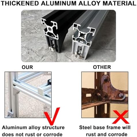 Heavy Duty Ground Stand for Mini Split Air Conditioners, Ductless Heat Pump Bracket for 9,000-18,000 BTU, Condenser Support (90x40x150cm)