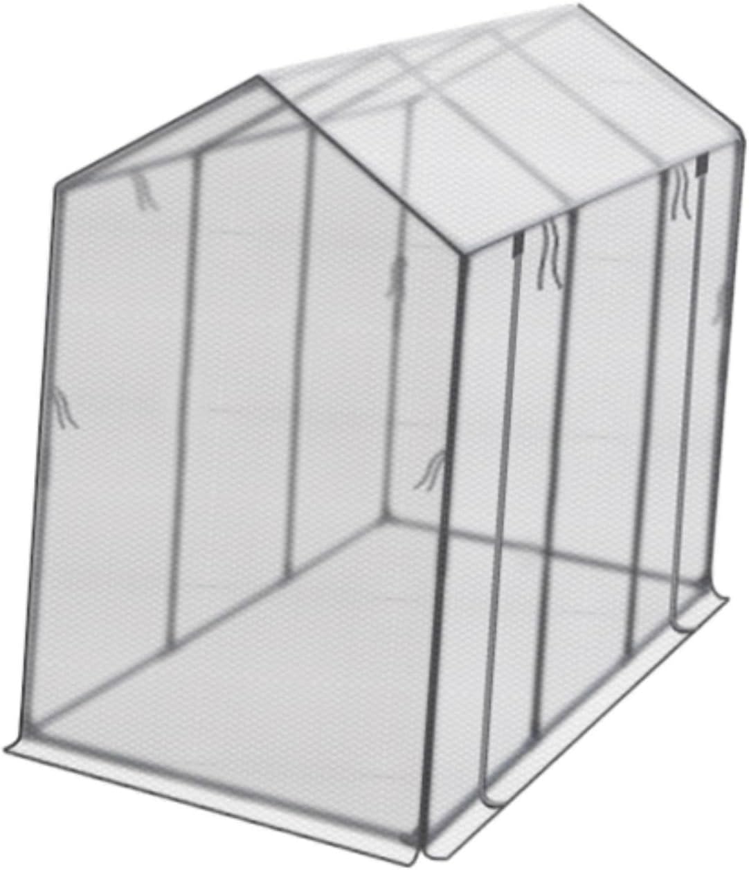 MYCENSE Mini Greenhouse Garden Nursery Plant Cover Accessories Protection Easy Assembly for Outside Vegetables Gardening Germination, 180cmx60cmx135cm