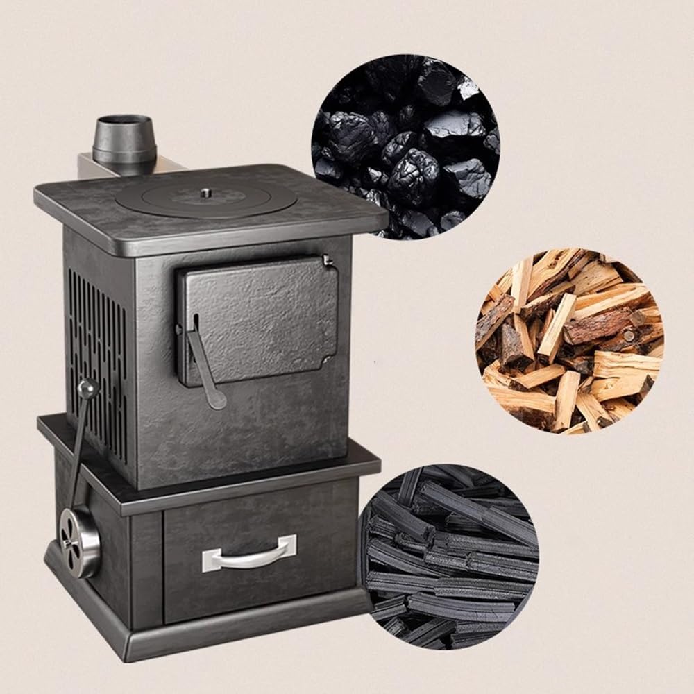 Fire Pits ﻿ Firewood Heating Stove Household Indoor Coal Stove Firewood Coal Dual Purpose Heating Stove Wood Stove Firewood stove
