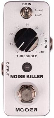 MOOER Noise Gate Pedal, Noise Killer Effect Guitar Pedal 2 Modes True bypass