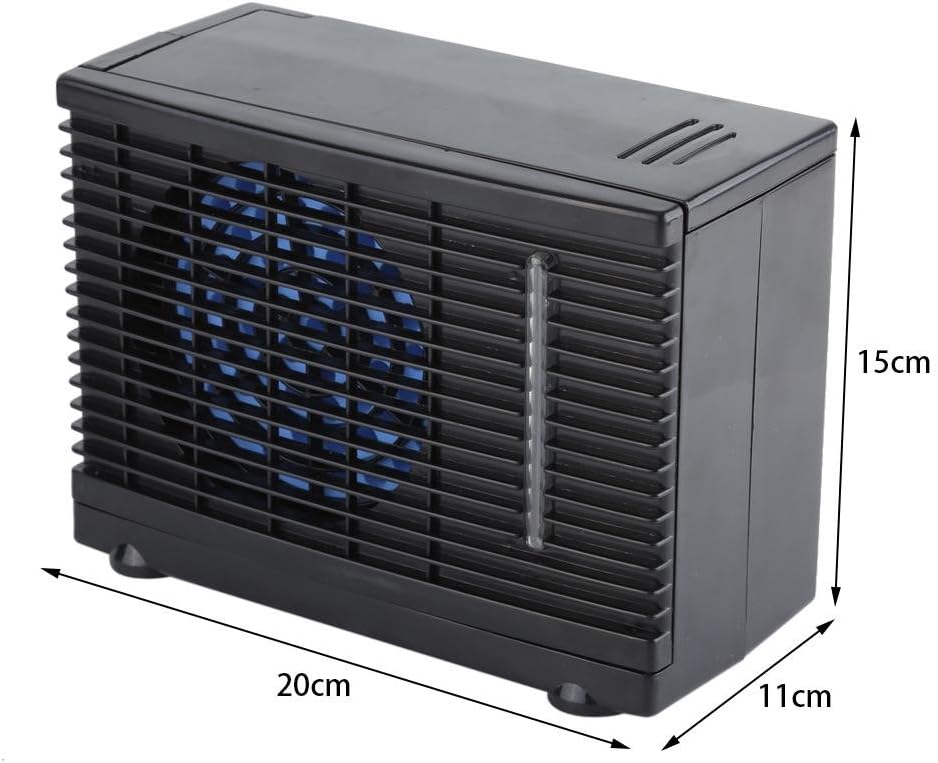Portable 12V Car Truck Home Mini Air Cooler Evaporative Water Cooling Fan