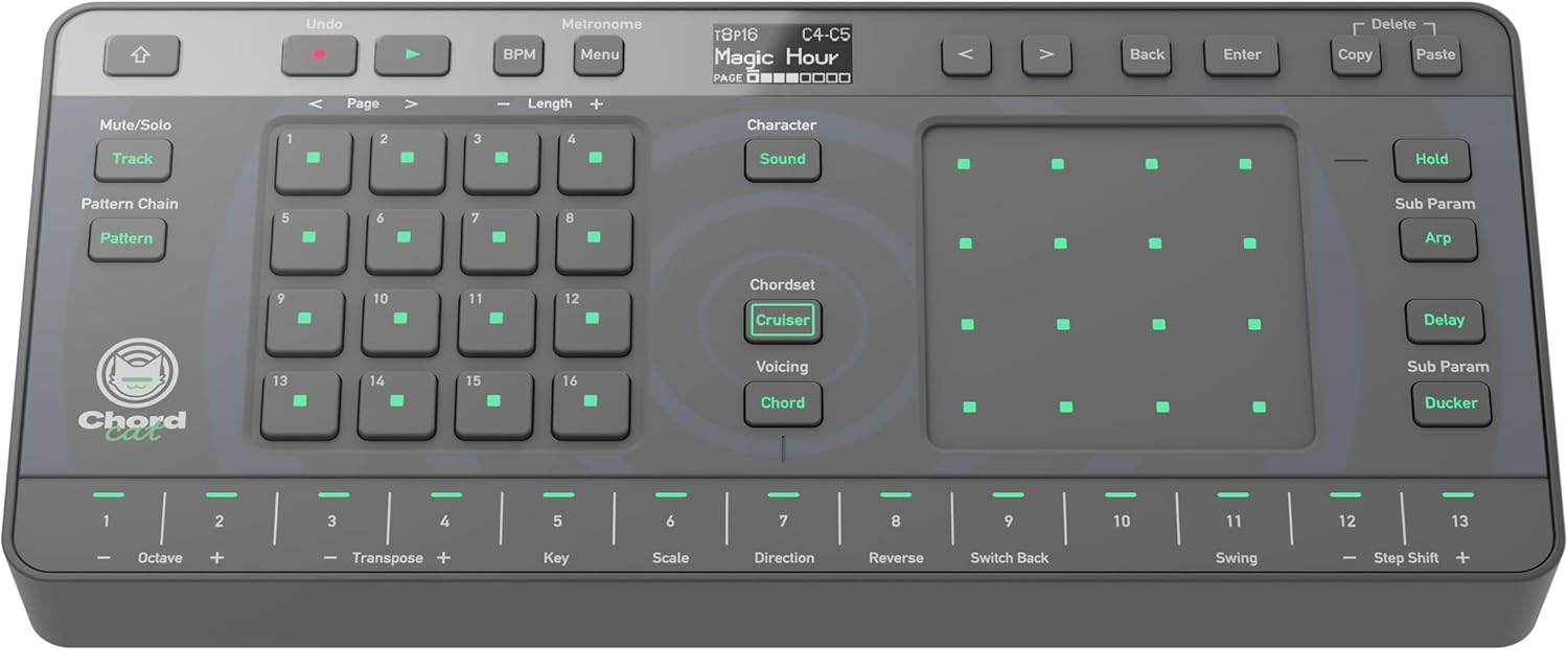 Alpha Theta Chordcat 8-Track groovebox