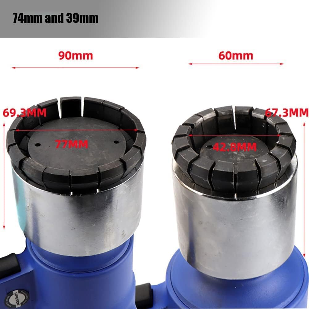 Pneumatic Oil Drum Cap Seal Crimping Machine 200L /53 Gallon Barrel Sealing Sealing Pliers Portable Capping Machine For 74mm Cap 35mm (Size : 39mm)