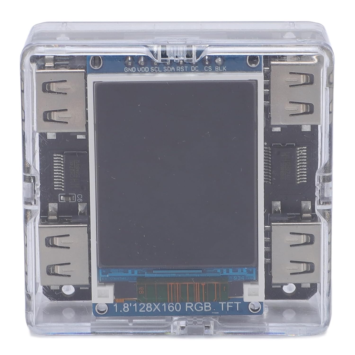 GOWENIC DMA Fuser Synthesizer, Lossless HD Multimedia Interface Synthesizer 3840x2160 Aluminum Alloy for Video Conferencing (US Plug)