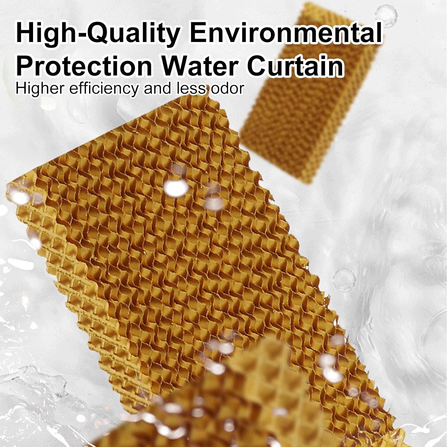 Evaporative Air Cooler Portable Air Conditioner, Fan Cooler with 120° Oscillating, 3 Wind Speeds, Evaporative Cooler for Outdoor Indoor Use(Size:88cm-50L)