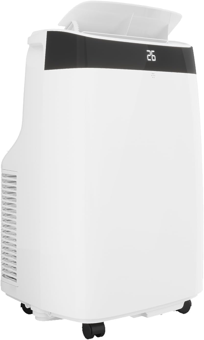 10,000 BTU Portable Air Conditioner - 3-in-1 Cooling, Dehumidifier & Fan for Rooms Up to 450 Sq.Ft, Includes Remote Control & Window Installation Kit