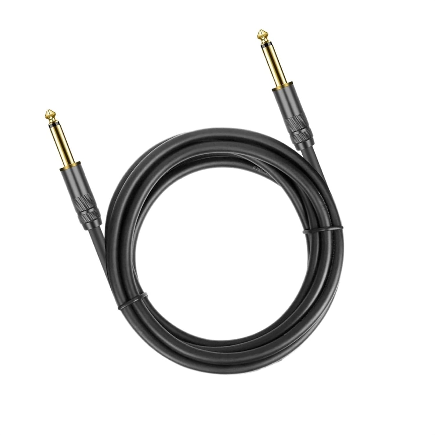 TSTS Guitar Audio Cable 1/4 Inch Straight Instrument Cable 6.35mm Stereo Professional Guitar Cable for Guitar Bass Amplifier Keyboard(Ts,12m)