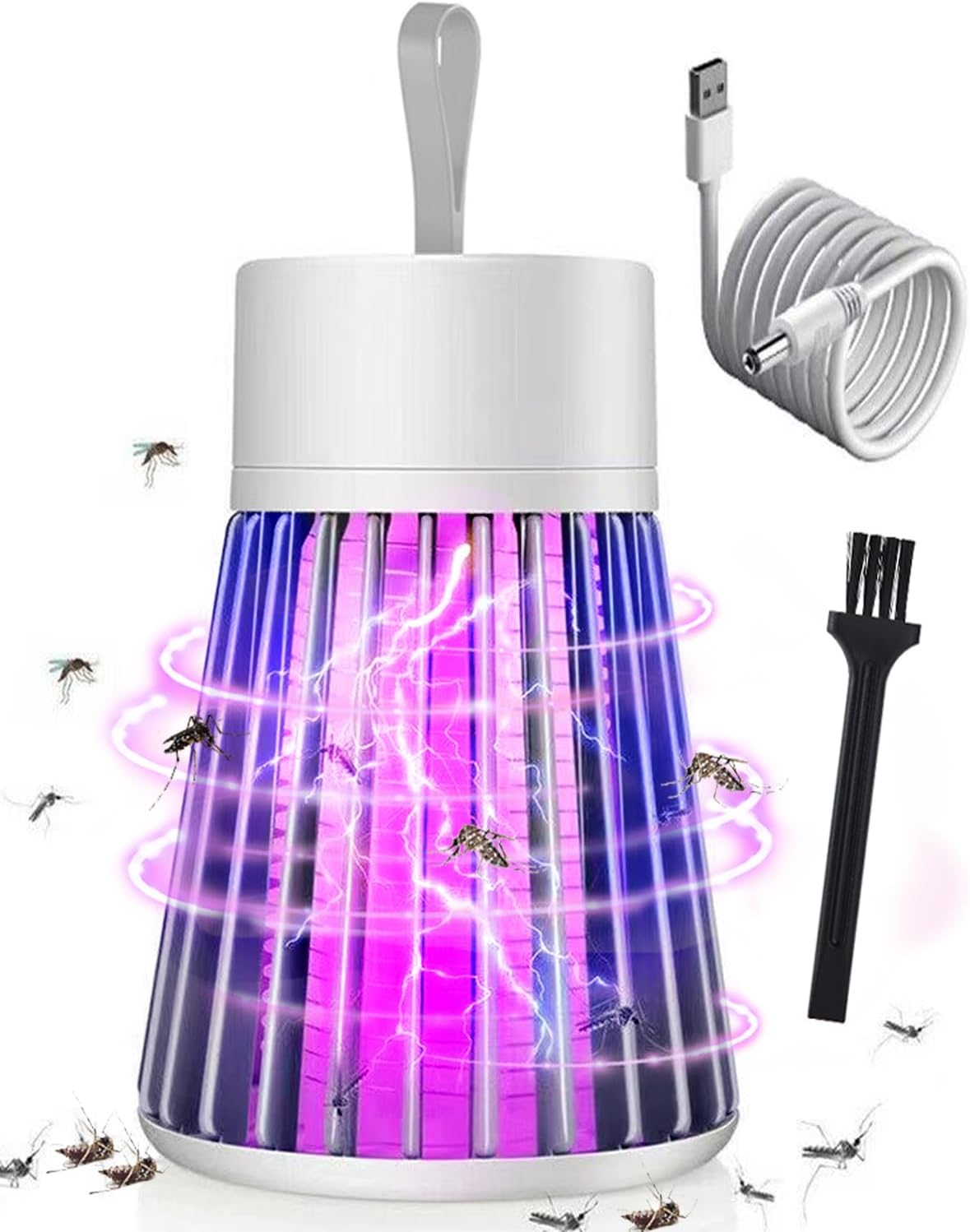 Bug Zapper Indoor,Mosquito Zapper,2023 Upgraded Indoor Bug Zapper Outdoor,Mosquito Trap,Fly Zapper,Mosquito Killer Portable for Home Bedroom Outdoor Camping