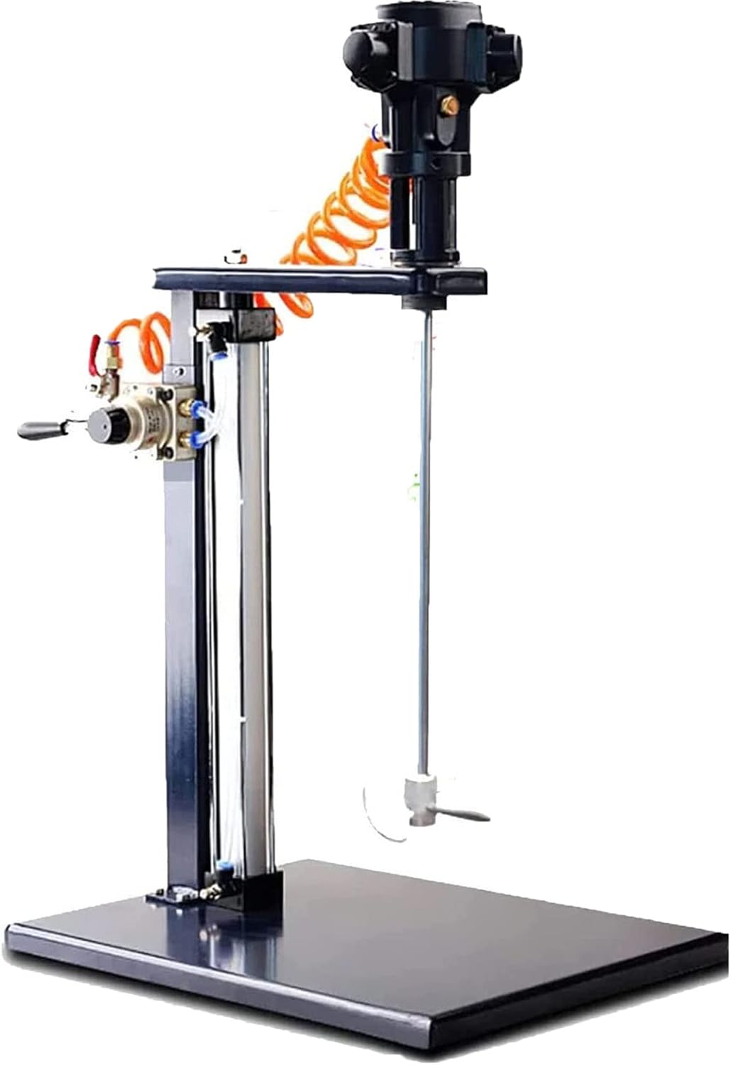 5 Gal/20LPneumatic Mixer, Pneumatic Paint Mixer Machine Ink Coating Mixing Tool with Bracket and Stainless Steel Blade