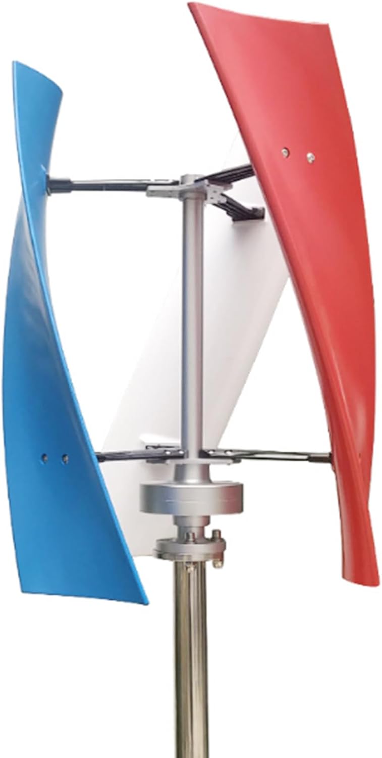 1000W Vertical No Noise Wind Turbine 3 Blades,with Controller Wind Turbine DC 12V 24V 48V Turbine Wind Generator Suitable for Patio Outdoor