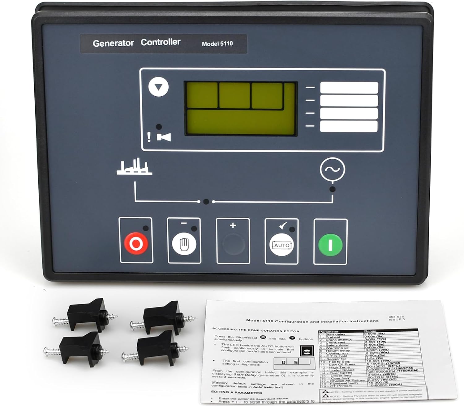 DSE5110 Auto Controller,Generator Controller 5110 for Generator Genset Control Module Panel DSE 5110