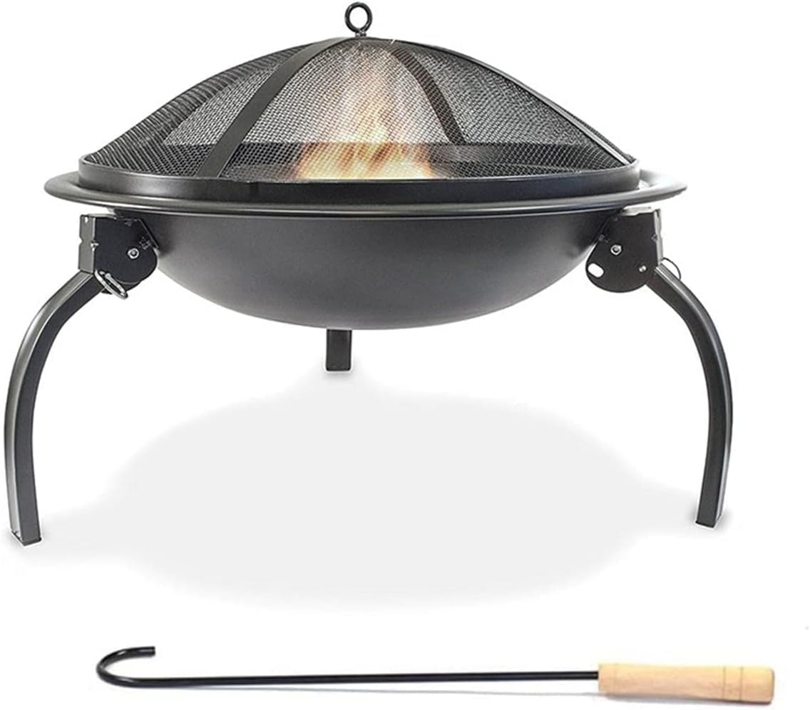 BBQ Grill Outdoor Fire Pit Outdoor Party BBQ Fire Pit with Stick Winter Heating Furnace Charcoal Fireplace Brazier Burning Stove BBQ Grill