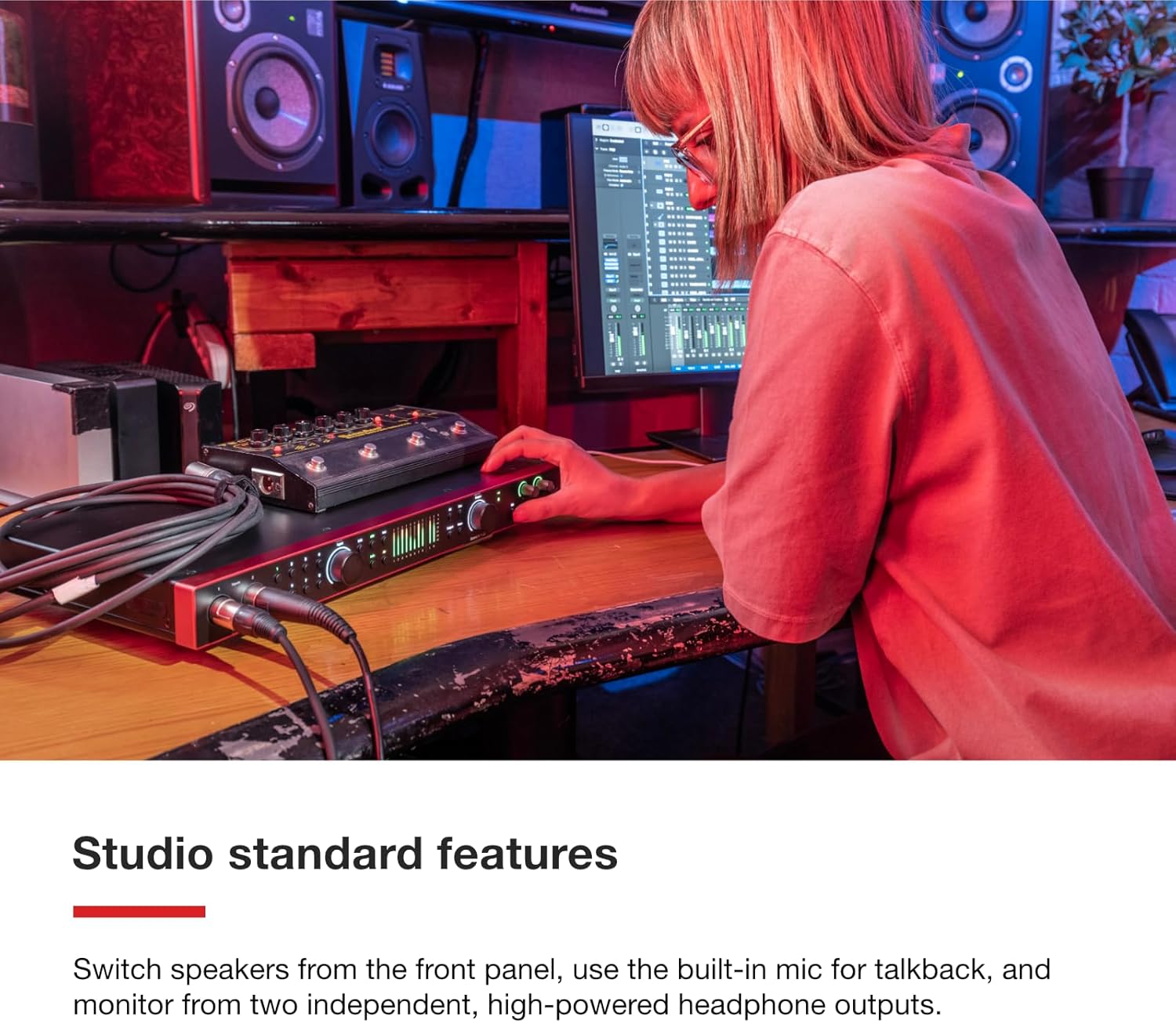 Focusrite Scarlett 18i20 4th Gen USB Audio Interface, for Multitrack Recording, Music Production and Podcasting — High-Fidelity, Studio Quality Recording, and All the Software You Need to Record
