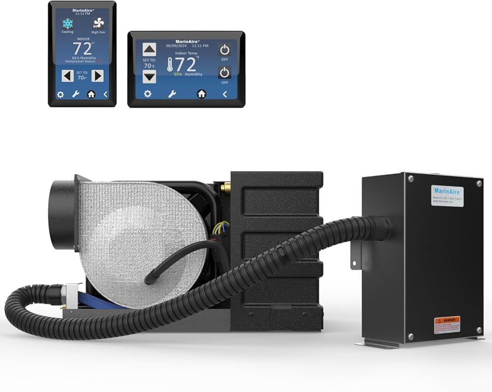 6,000 Btu/h Self Contained Marine Air conditioner and Heat pump 110-120V/60Hz