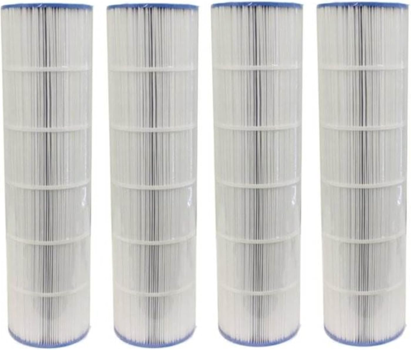 Unicel C-7488 106 Square Foot Media Replacement Pool Filter Cartridge with 176 Pleats, Compatible with Hayward Pool Products (4 Pack)