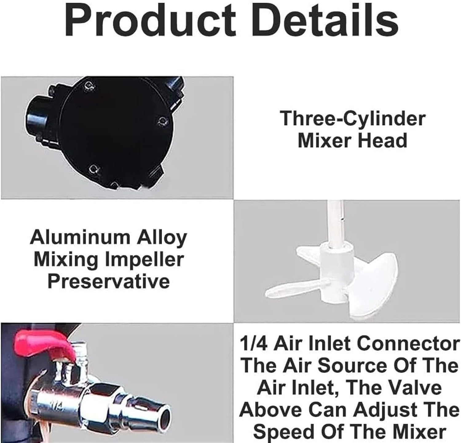 Pneumatic Paint Mixer, Automatic Lift Paint Stirrer, Paint Stirring Machine, Coating Agitator for Paint Dye Hydrosol Mixing