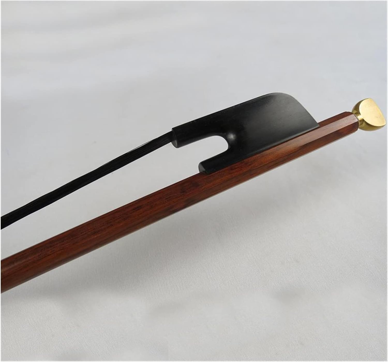 TSTS Snakewood 3/4 Bass Bow Brass Screws Black Horsehair Full Size Violin Bow