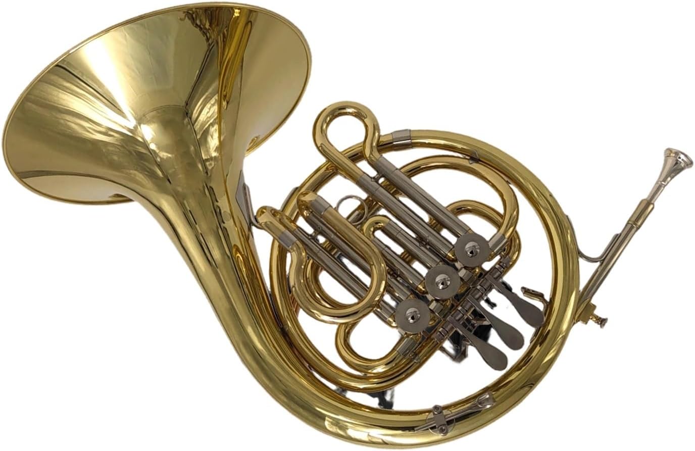 4 Key French Horn Brass Instrument French Horn Single Row Double Beginner Professional Performance Adult(1)