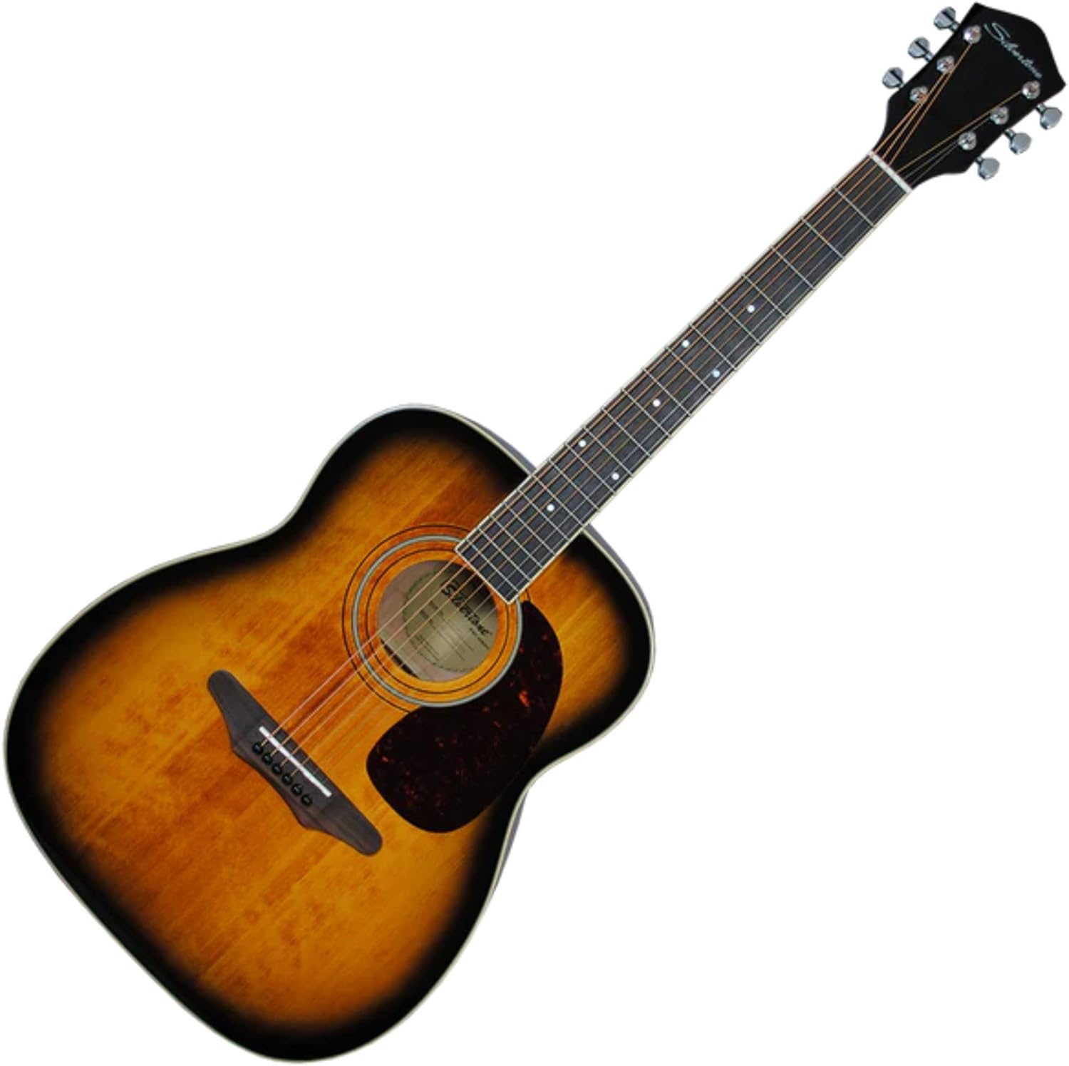 Silvertone 6 String Acoustic Guitar, Right (633EAVS)