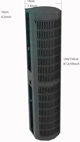 23-inch, 35-inch, 39-inch Black Commercial Thin Door Air Curtain Machine, High-Efficiency Energy-Saving Natural Wind(150cm(59inch))