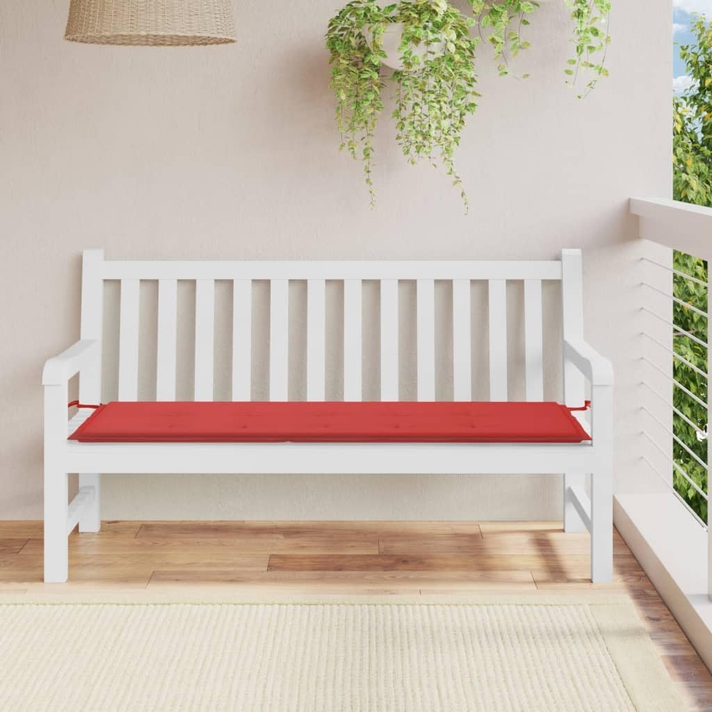 Garden Bench Cushion Red 59.1