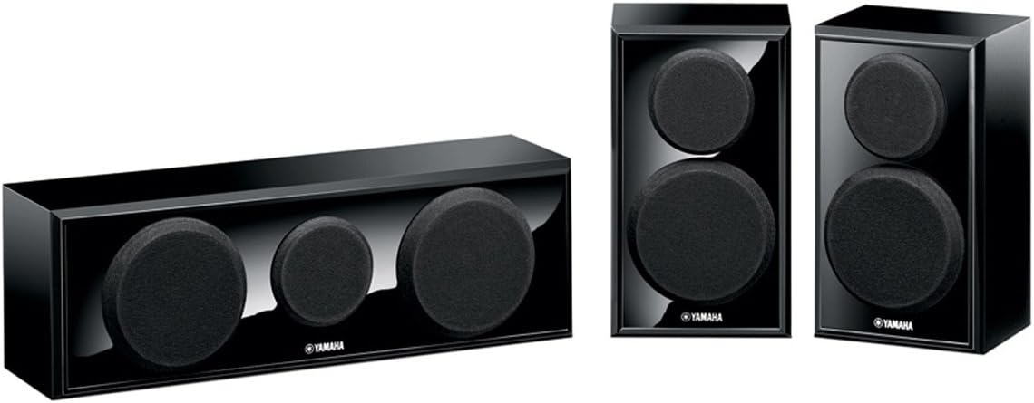 YAMAHA NS-P150 Center/Surround, Speaker Package (3), Black