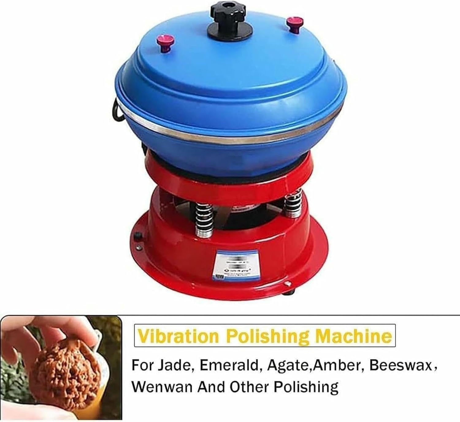 Vibrating Polishing Drum, Jewelry Rock Polishing Machine, Sleeve Polisher, Vibration Polishing Machine, For Grinding And Polishing Workpiece Surface