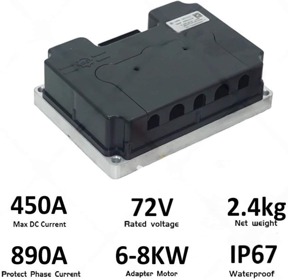 FarDriver Controller ND72890 E-Motorcycle Controller 890A 450A Programmable Controller with USB Cable for Motor for