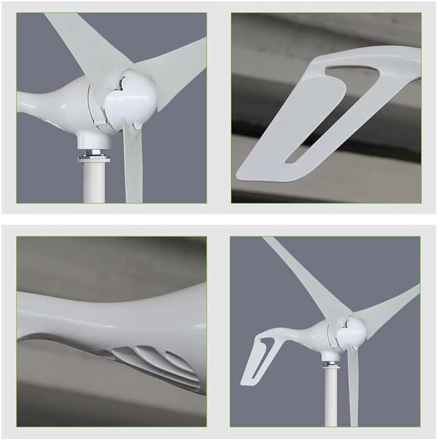 400W 12V/24V Wind Generator 3/5 Blades Optional Permanent Magnet Wind Turbine Generator Wind Generator Kits - Onshore Wind(Orange,24)