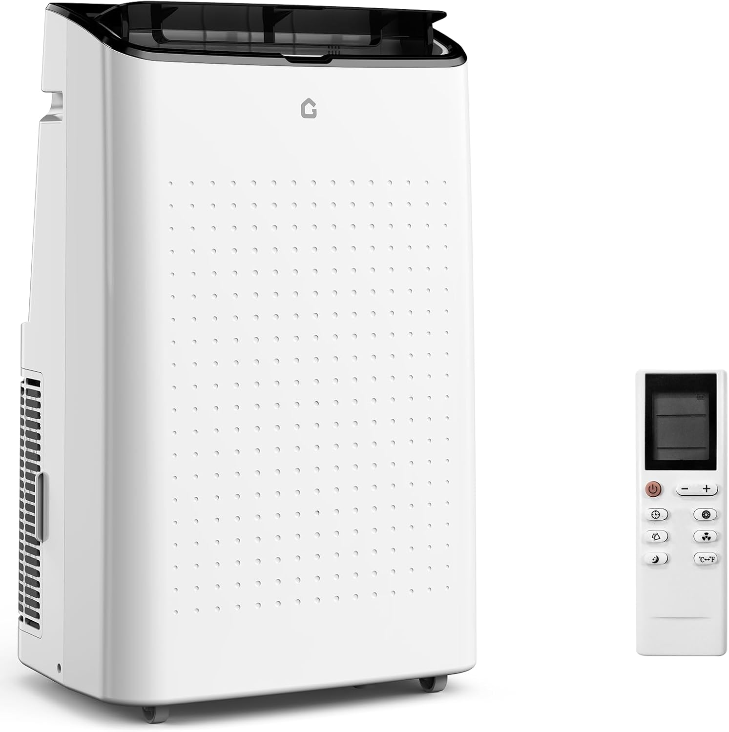 14000 BTU Portable Air Conditioner with Dehumidifier & Fan - 3-in-1 Cooling Unit for Rooms Up to 750 Sq.Ft, 90Pints/Day Dry Mode, 50dB Ultra Quiet, Self-Evaporative, Window Kit Included