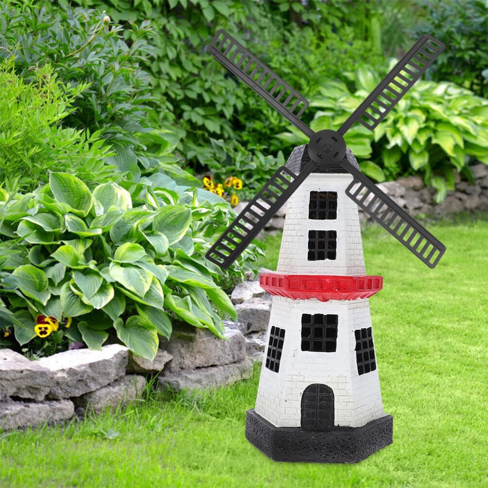Ciieeo 20pcs Plastic Windmill Blades for Outdoor Use Garden Decoration Stable and Fading-Resistant Windmill Parts for Yards and Patios