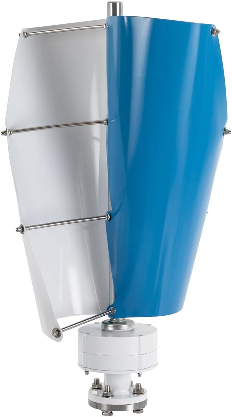 10000W Wind Turbine Generator, Helix Maglev Axis Windturbine Vertical Windmill Suitable for Terrace,Marine,Motor Home(with Controller)