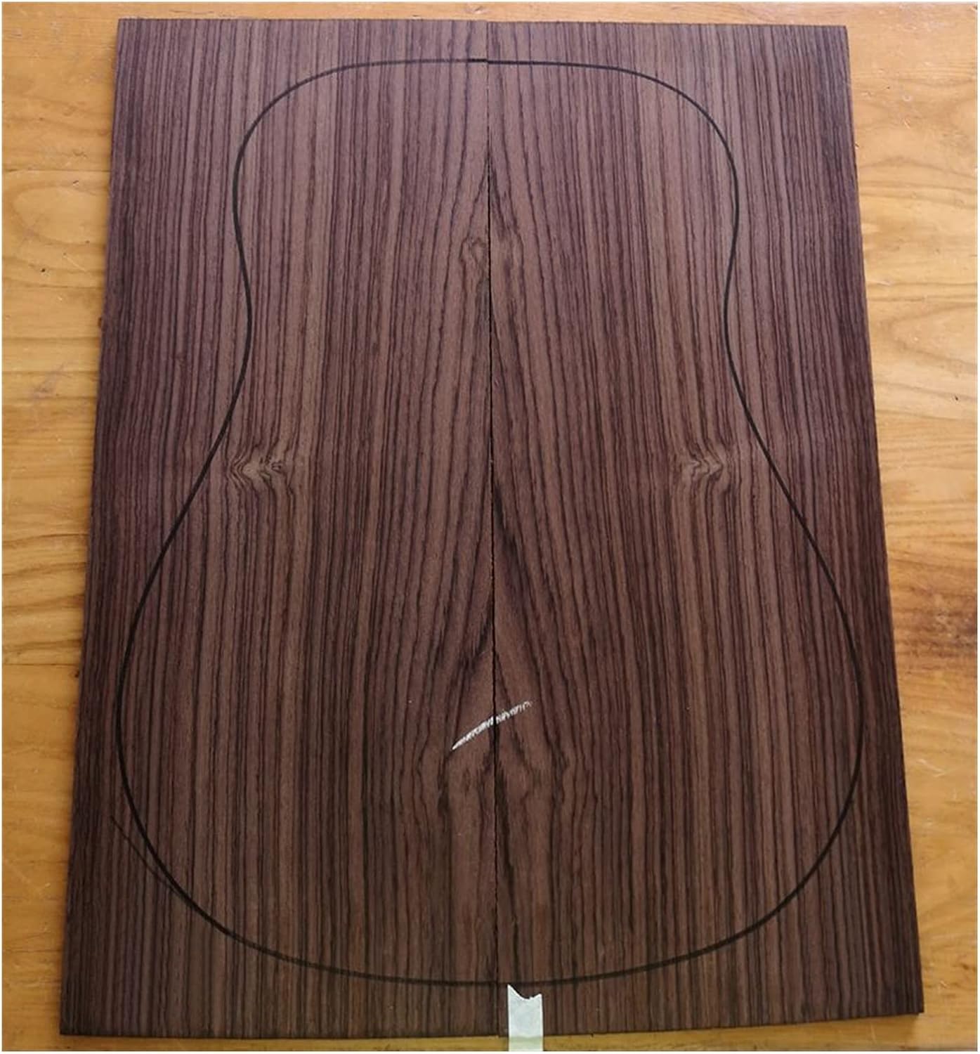 FLFL Rosewood Back and Side Board Wool Board Guitar Making Material Accessories Unfinished Guitar Kit (Color : 7)