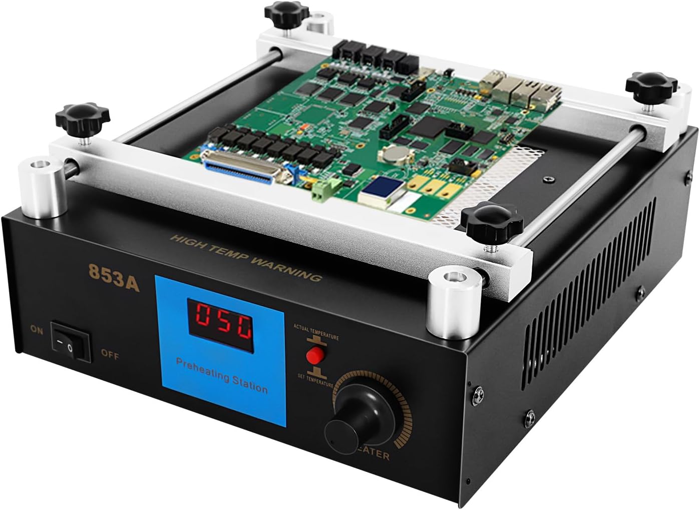 Soldering Hot Plate, Preheating Rework Station, 110V 450W rReflow Oven, 4.72''x4.72'' Heating Area, for Electronic Equipment, Mobile Communication, Factory Production, Scientific Research