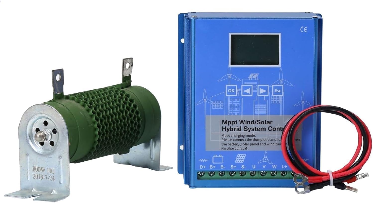 18000W Wind and Solar Complementary Regulator, Hybrid Charge Controller, Mppt Boost Charging, Wind Turbine & Solar Panel,48V