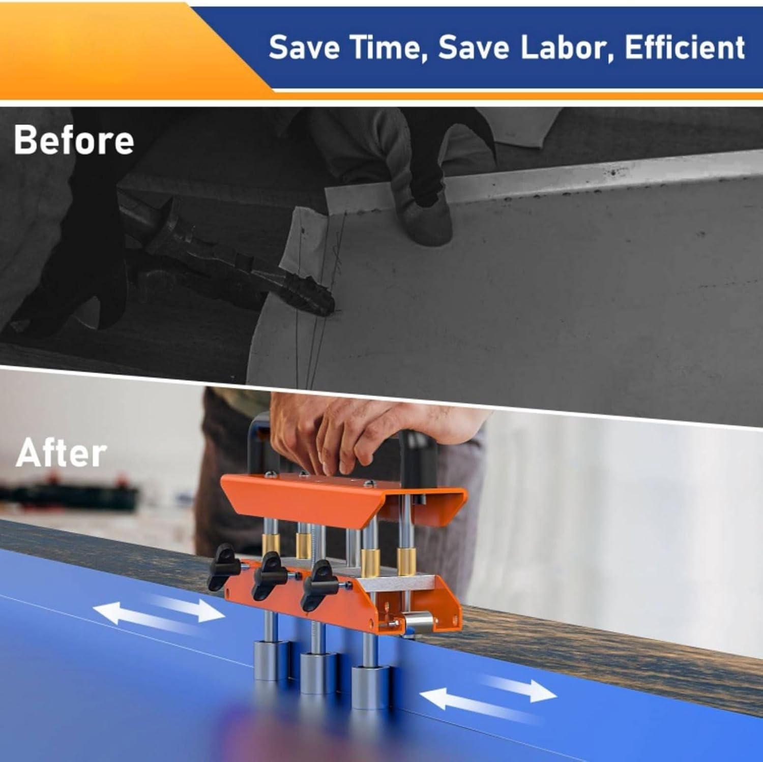 Sheet Metal Bender, Three Station Roller with V Shaped Roller, Bending Anglefor Steel, Copper, Accurate Depth for Industrial Production and Household Use