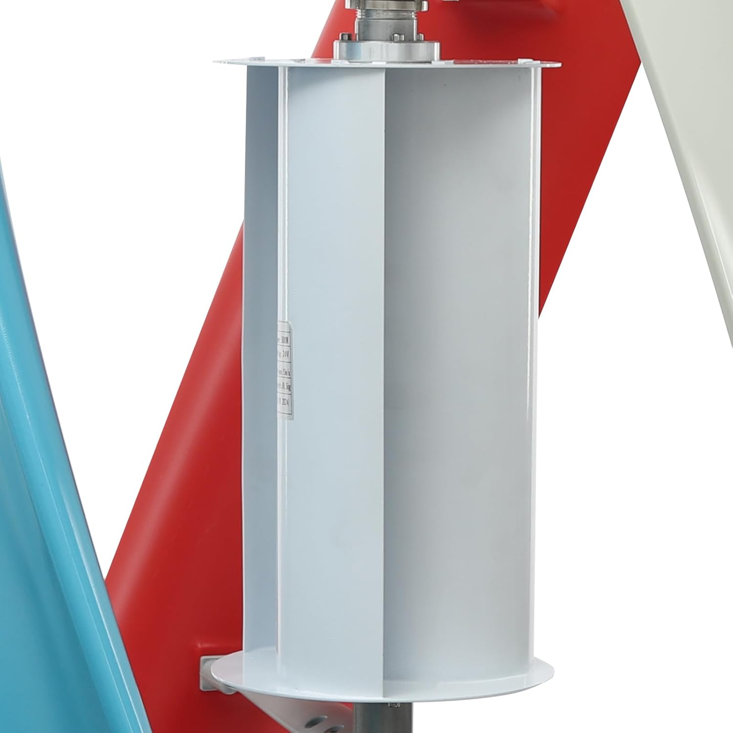 100W 24V Wind Turbine Generator, Wind Power Turbine Generator Kit with Controller, Auto Adjust Windward Direction Vertical, 3 Blades Vertical Axis Generatorsfor Terrace Motor Home Chalet(Tricolor)