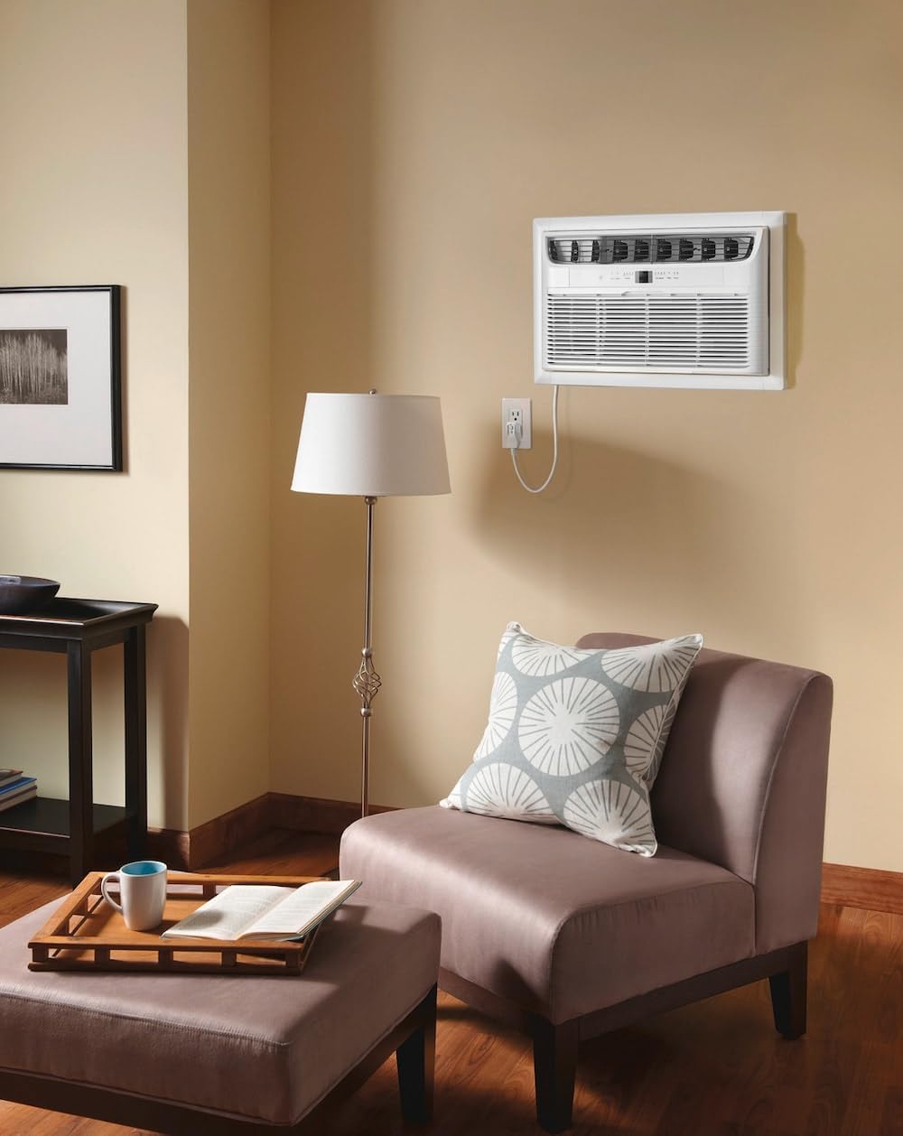 Frigidaire Through-the-Wall Room Air Conditioner, Remote Control, Washable Filter, Timer & Sleep Mode, 208/230V, White (12,000)