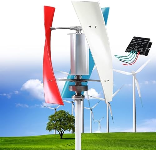 12000W No Noise Vertical Wind Turbine Generator Kit with MPPT Controller - Eco-Friendly 12V/24V/48V Magnetic Levitation for Home & Street Lighting, Renewable Energy Solution