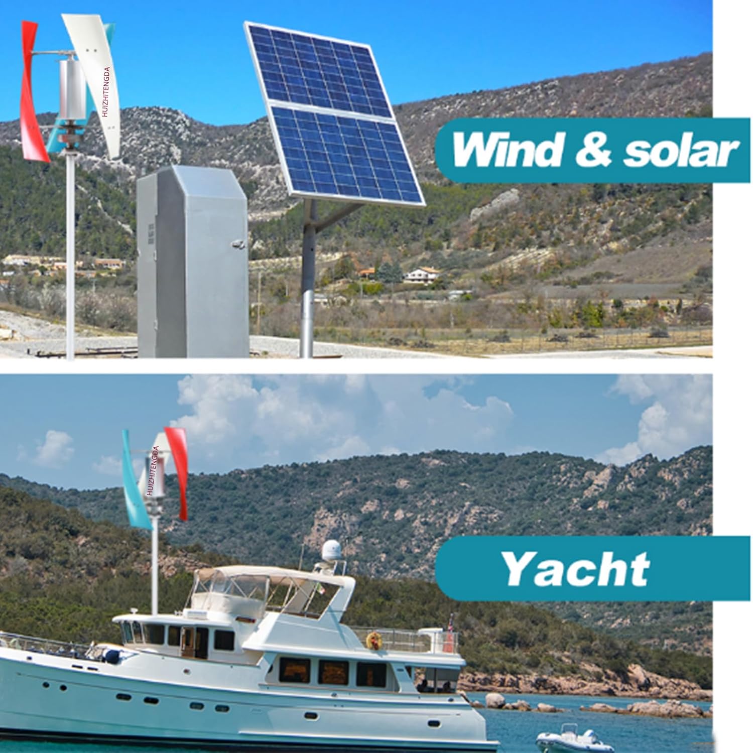 2000W 12V 24V 48V 300RPM Vertical Wind Turbine Maglev Wind Generator with Controller 3 Blades No Noise for Home Use