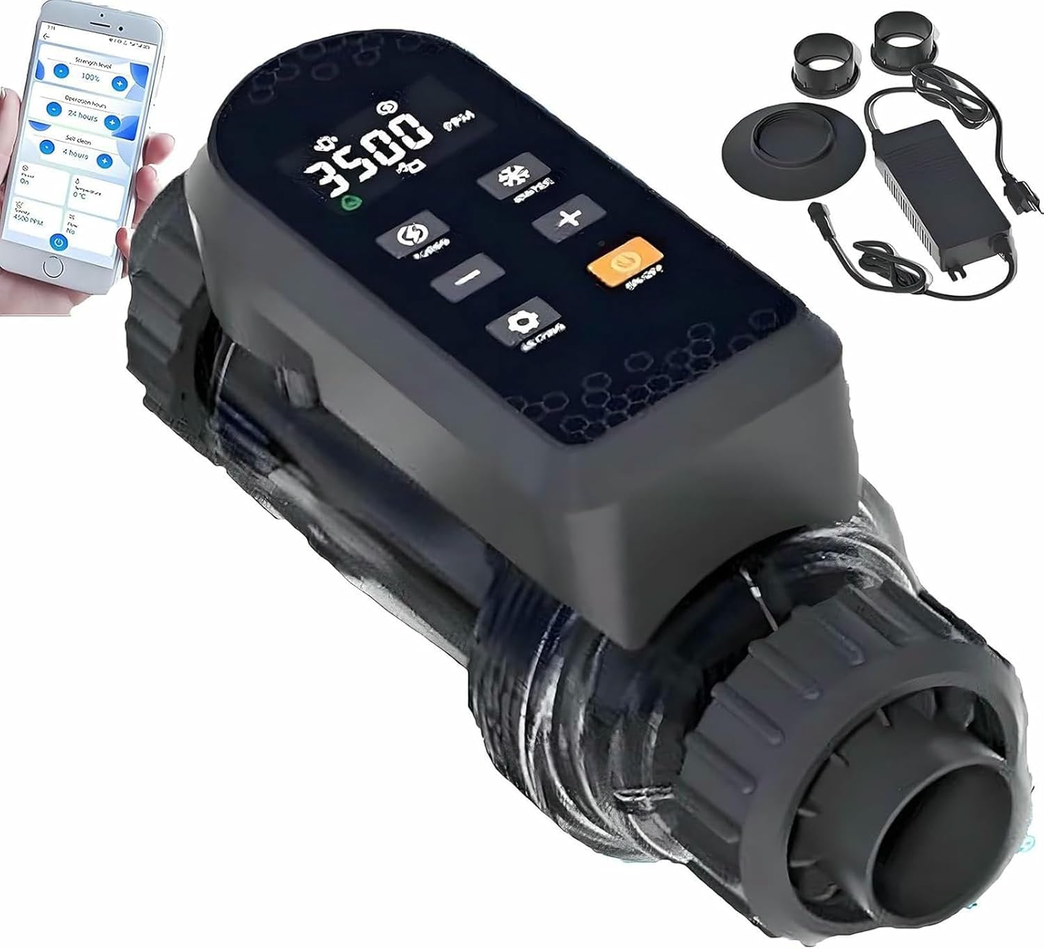 Saltwater Chlorine Generator with Smart App Control, Salt Water Pool Chlorinator System, for Pools Up to 60,000 Gallons